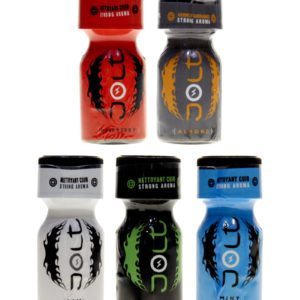 Pack 5 poppers parfumés Jolt 10ml Jolt